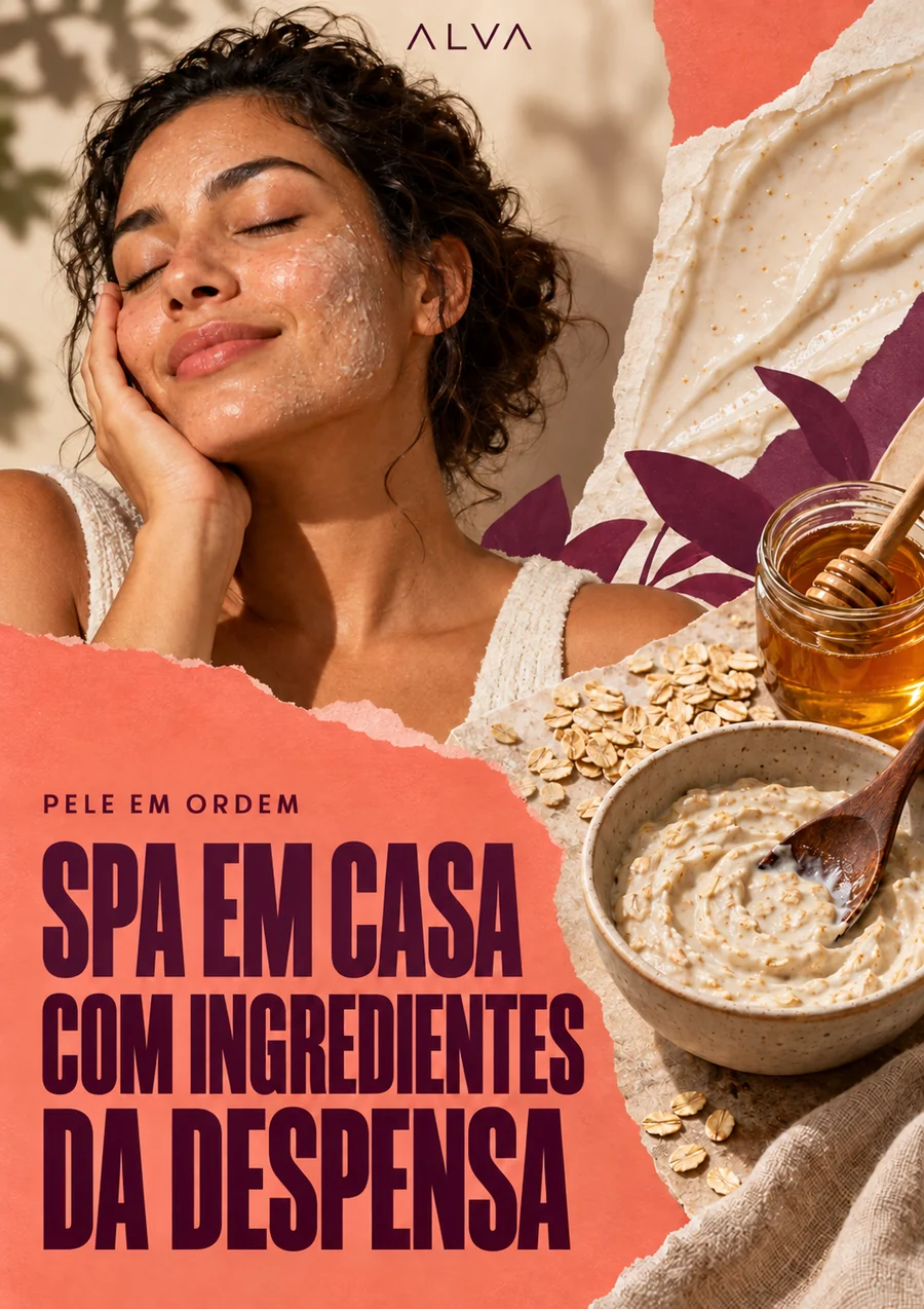 Capa do guia Spa em Casa com Ingredientes da Despensa